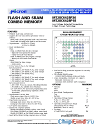 Datasheet MT28C6428P18 производства Micron